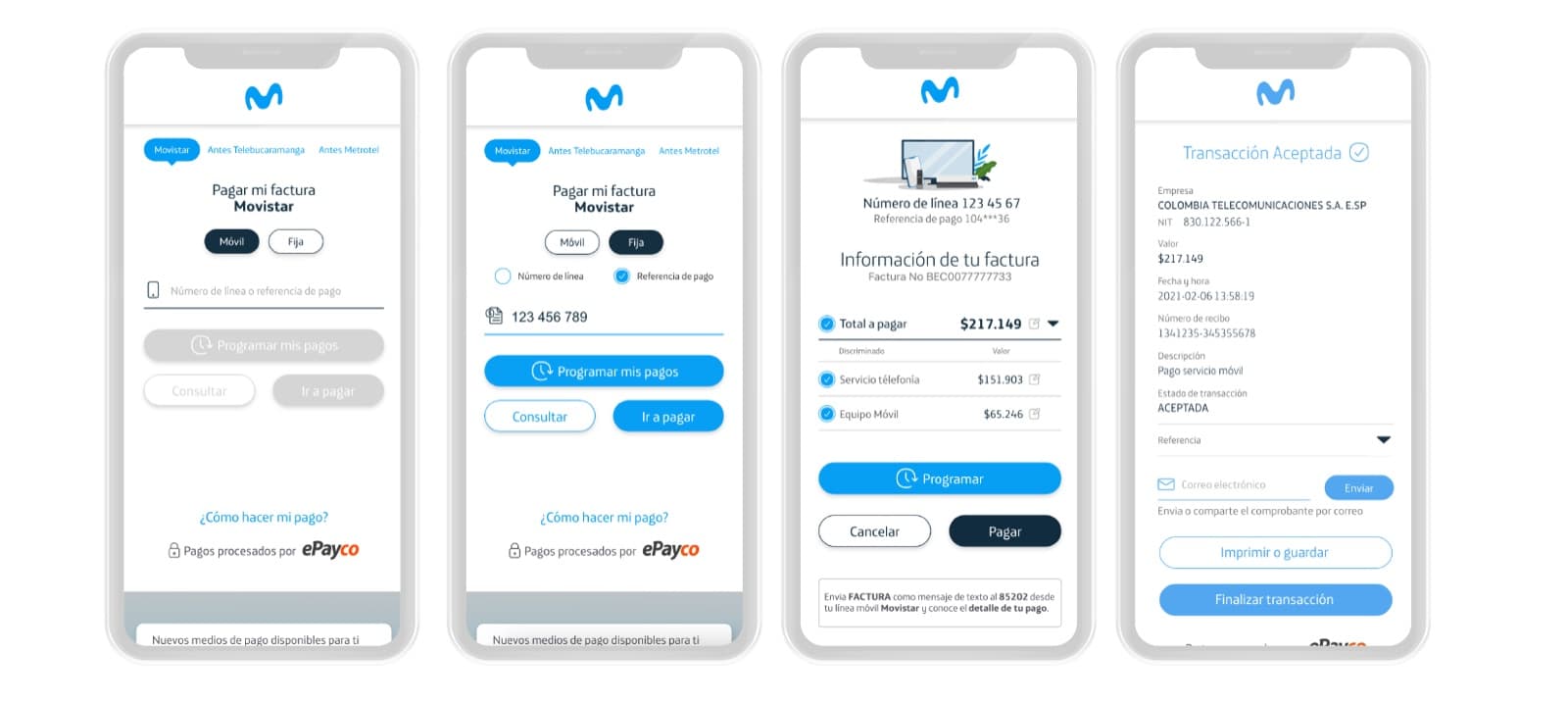 Payment confirmation